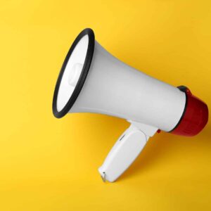 Megafon, Protestaktion