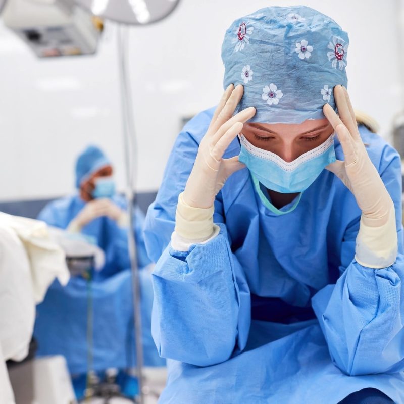 Medizinische Angestellte, Probleme, Stress Job