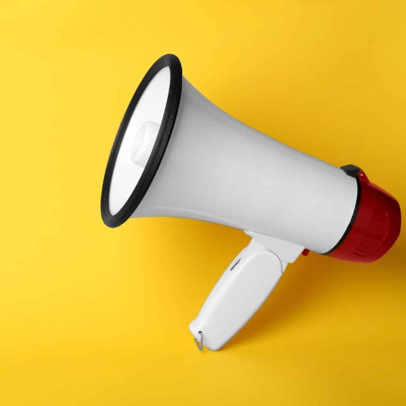 Megafon Megafon, Protestaktion